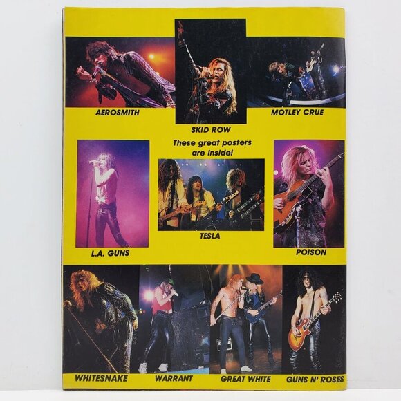 Blast! Live Metal Magazine Posters Skid Row L.A. Guns GNR Jun. 1990 Unread Stock - Picture 4 of 11